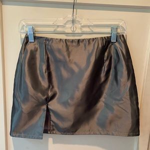 Vintage Silver Mini Skirt